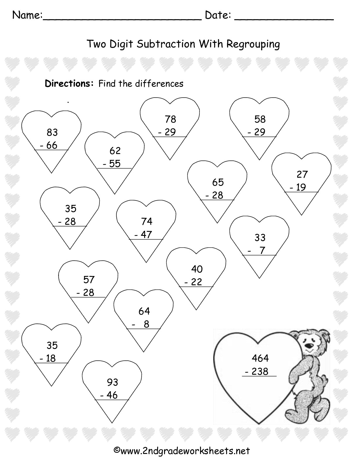 Valentine&amp;#039;s Day Printouts And Worksheets | Free Printable Valentine Math Worksheets