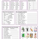 Verb To Be Worksheet   Free Esl Printable Worksheets Madeteachers | Esl Teacher Handouts Grammar Worksheets And Printables