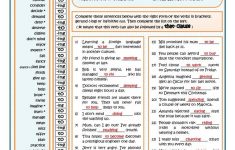 Advanced Esl Grammar Printable Worksheets