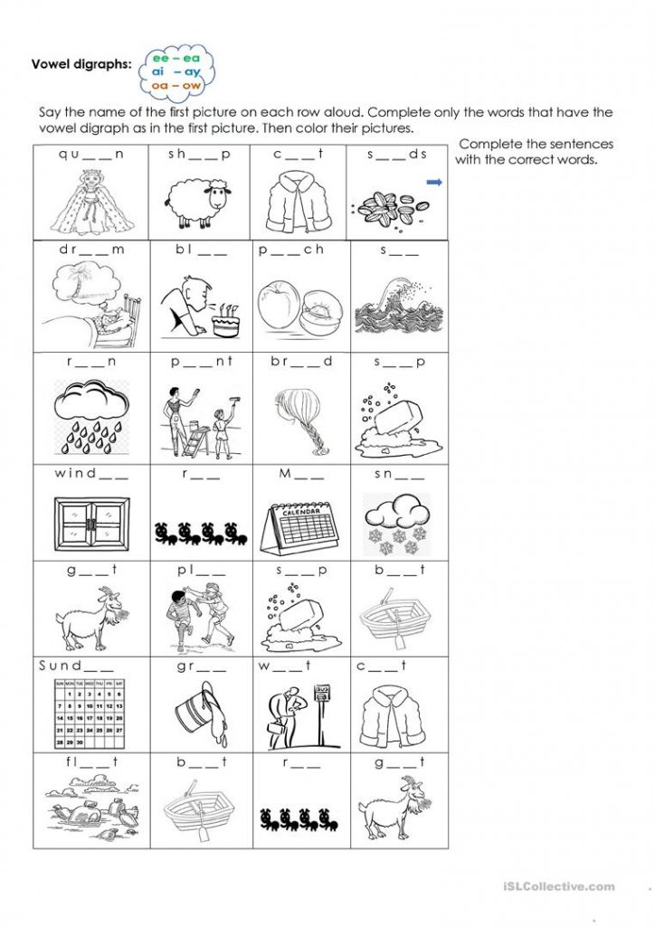 Vowel Digraph Ea Activity Sheet Hot Sex Picture