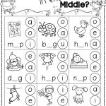 Winter Activities For Kindergarten Free | Kindergarten Literacy | Free Printable Phoneme Segmentation Worksheets