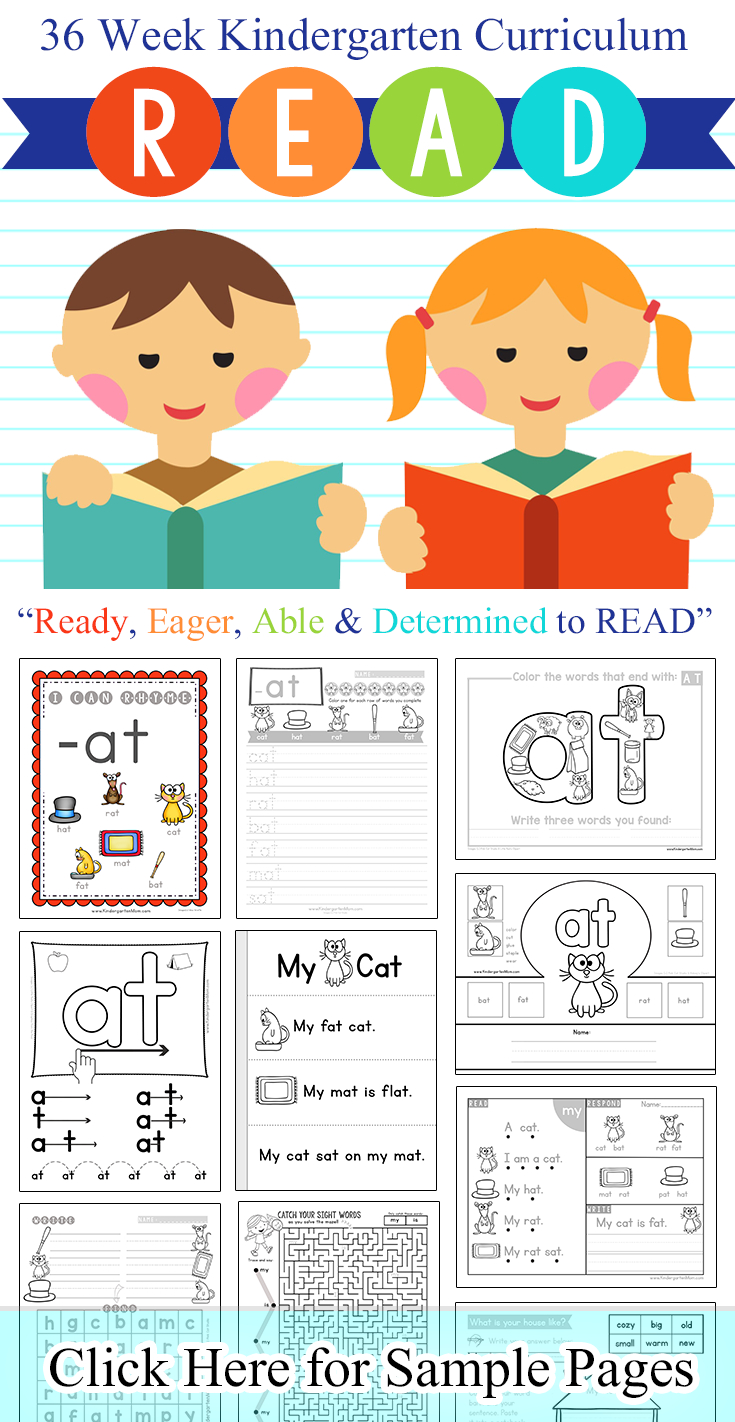 Word Family Printables - Kindergarten Mom | Free Printable Word Family Worksheets For Kindergarten