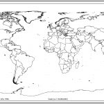World Map Outline With Countries | World Map | World Map Outline | Free Printable World Map Worksheets