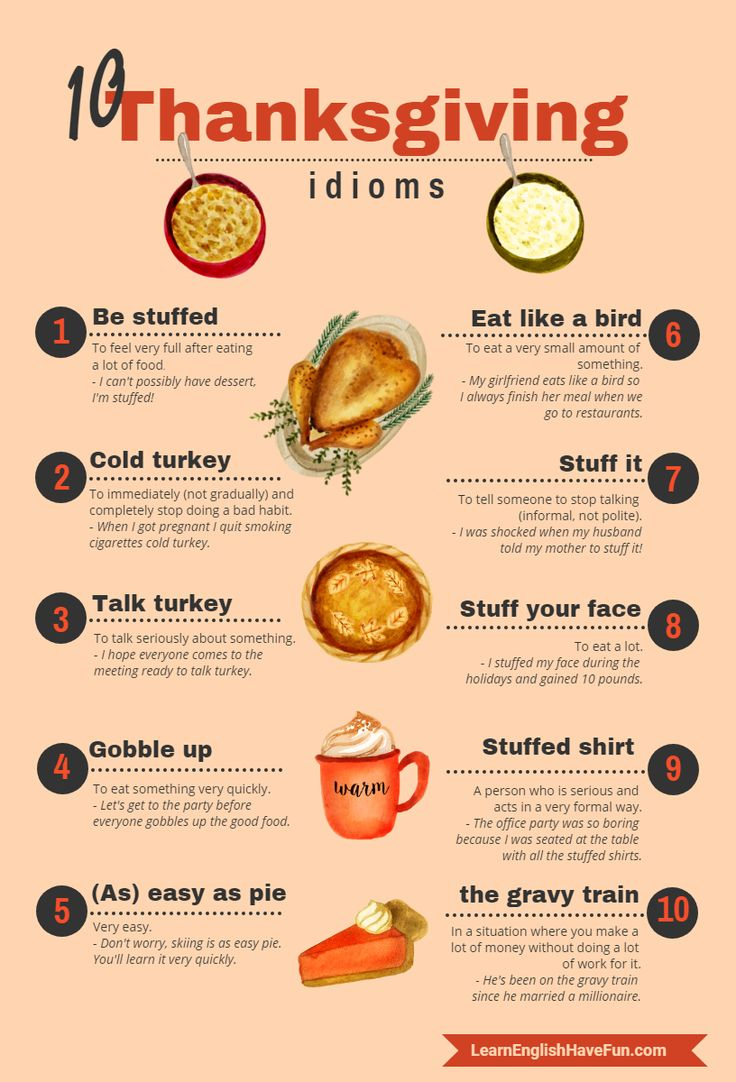 10 fun thanksgiving idioms thanksgiving idioms worksheet 10 Fun Thanksgiving Idioms | Thanksgiving Idioms Worksheet