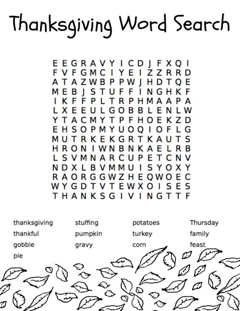 10 Thanksgiving Activities For Kids Plus Free Printables | Free Thanksgiving Worksheets For Kids