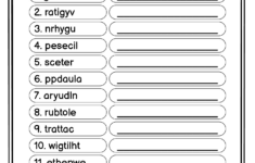 11 4Th Grade Spelling Worksheets Printable – Free Pdf At | Free Printable Spelling Worksheets For 4Th Grade