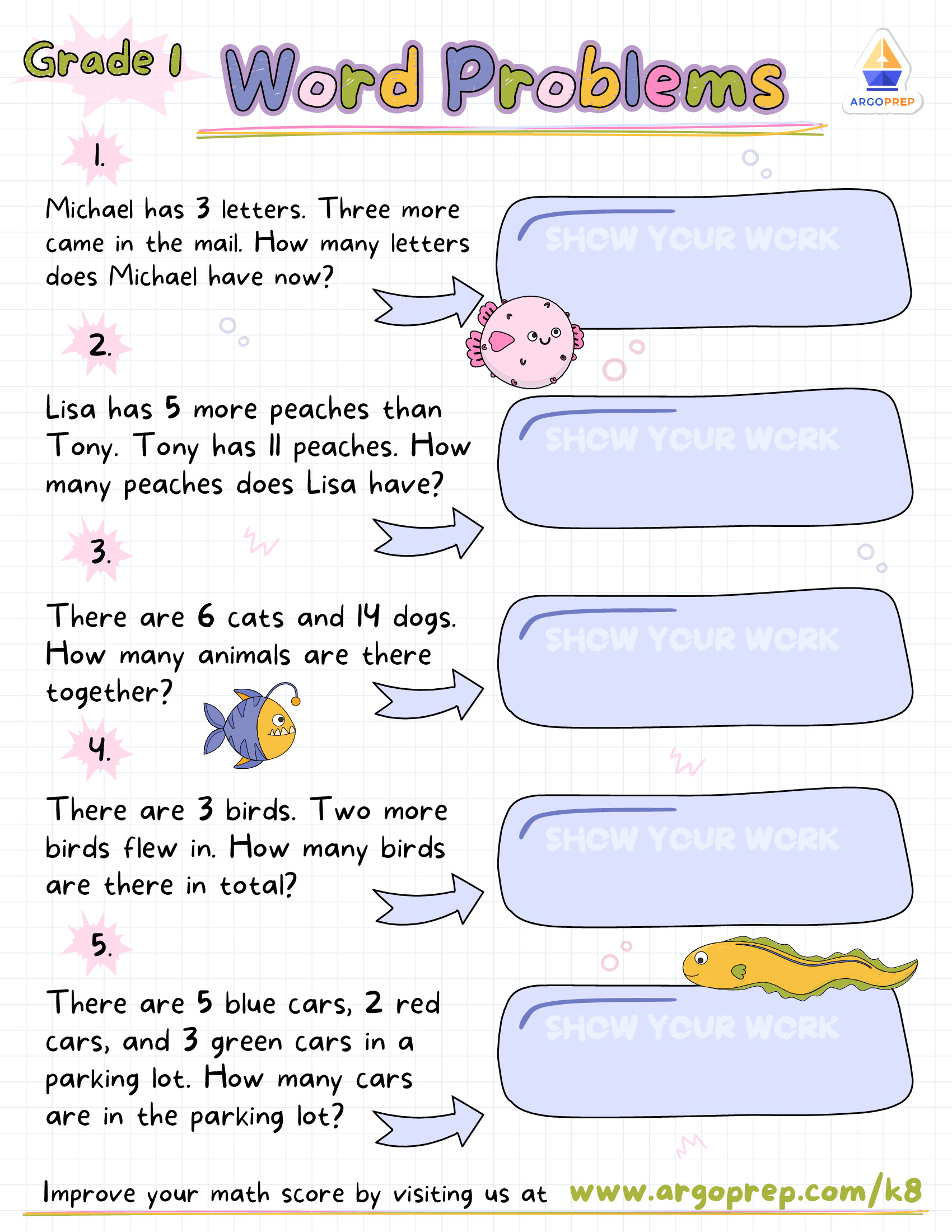 1st grade math word problems worksheets for free argoprep free printable math worksheets word problems first grade 1St Grade Math Word Problems Worksheets For Free - Argoprep | Free Printable Math Worksheets Word Problems First Grade