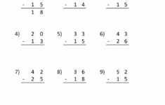Free Printable Math Worksheets Subtraction With Regrouping Free Printable Math Worksheets Subtraction With Regrouping