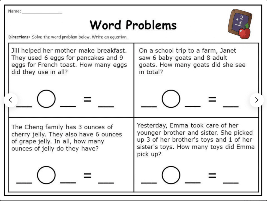 21 1st grade word problems for easy math skill development the free printable math worksheets word problems first grade 21 1St Grade Word Problems For Easy Math Skill Development - The | Free Printable Math Worksheets Word Problems First Grade
