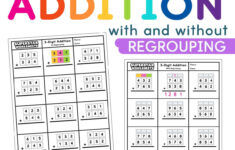 3-Digit Addition Worksheets – Superstar Worksheets | Addition With Regrouping Worksheets Free Printable