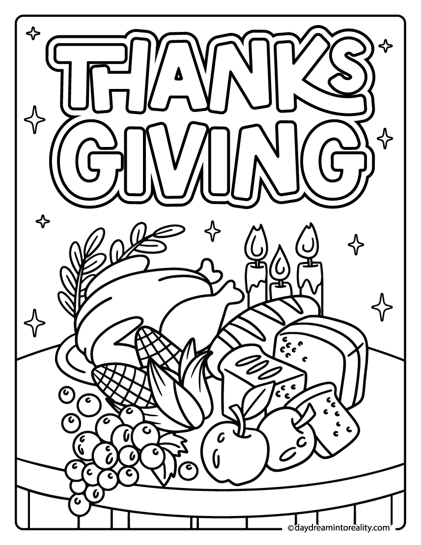 31+ Thanksgiving Coloring Pages | Free Pdf Printables ~ Daydream | Coloring Worksheets For Thanksgiving