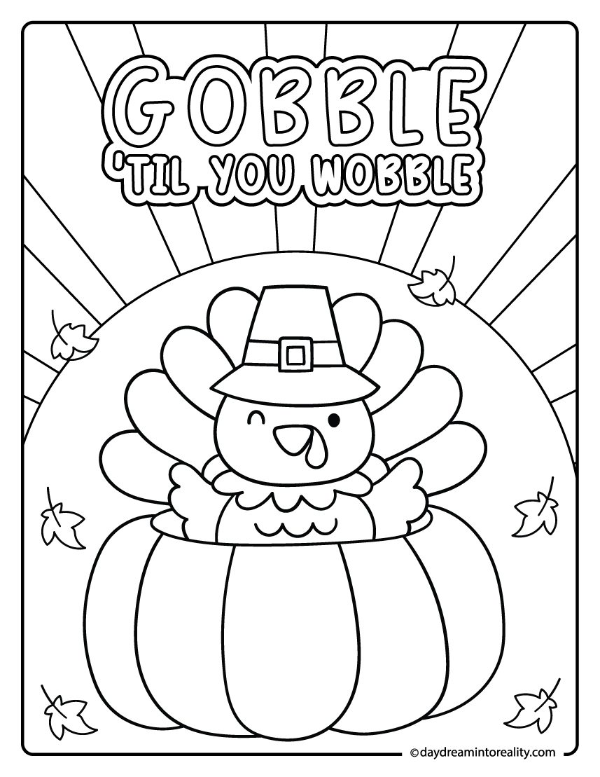 31+ Thanksgiving Coloring Pages | Free Pdf Printables ~ Daydream | Thanksgiving Worksheets Coloring