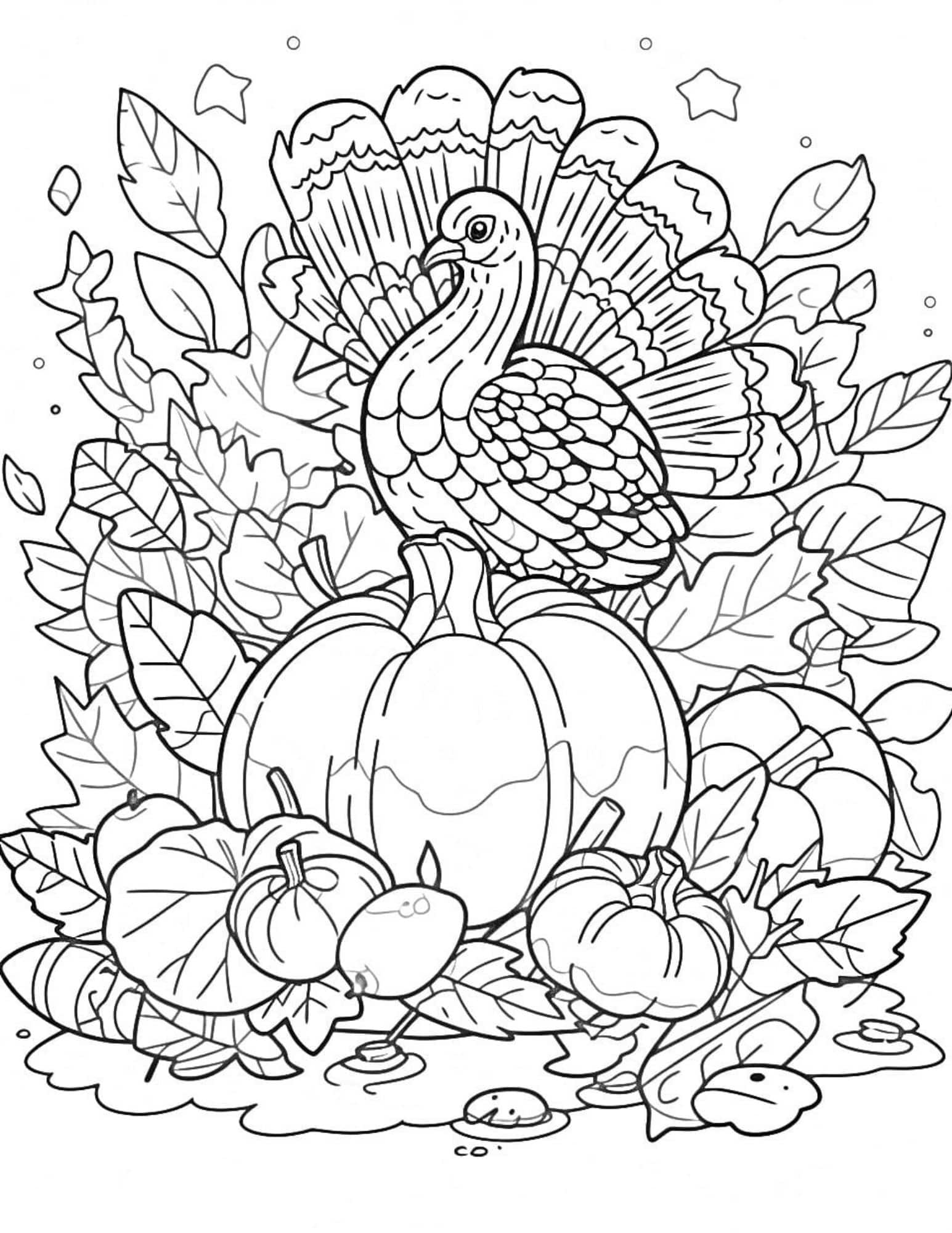 32 Thanksgiving Coloring Pages For Kids And Adults - Our Mindful Life | Thanksgiving Coloring Worksheet