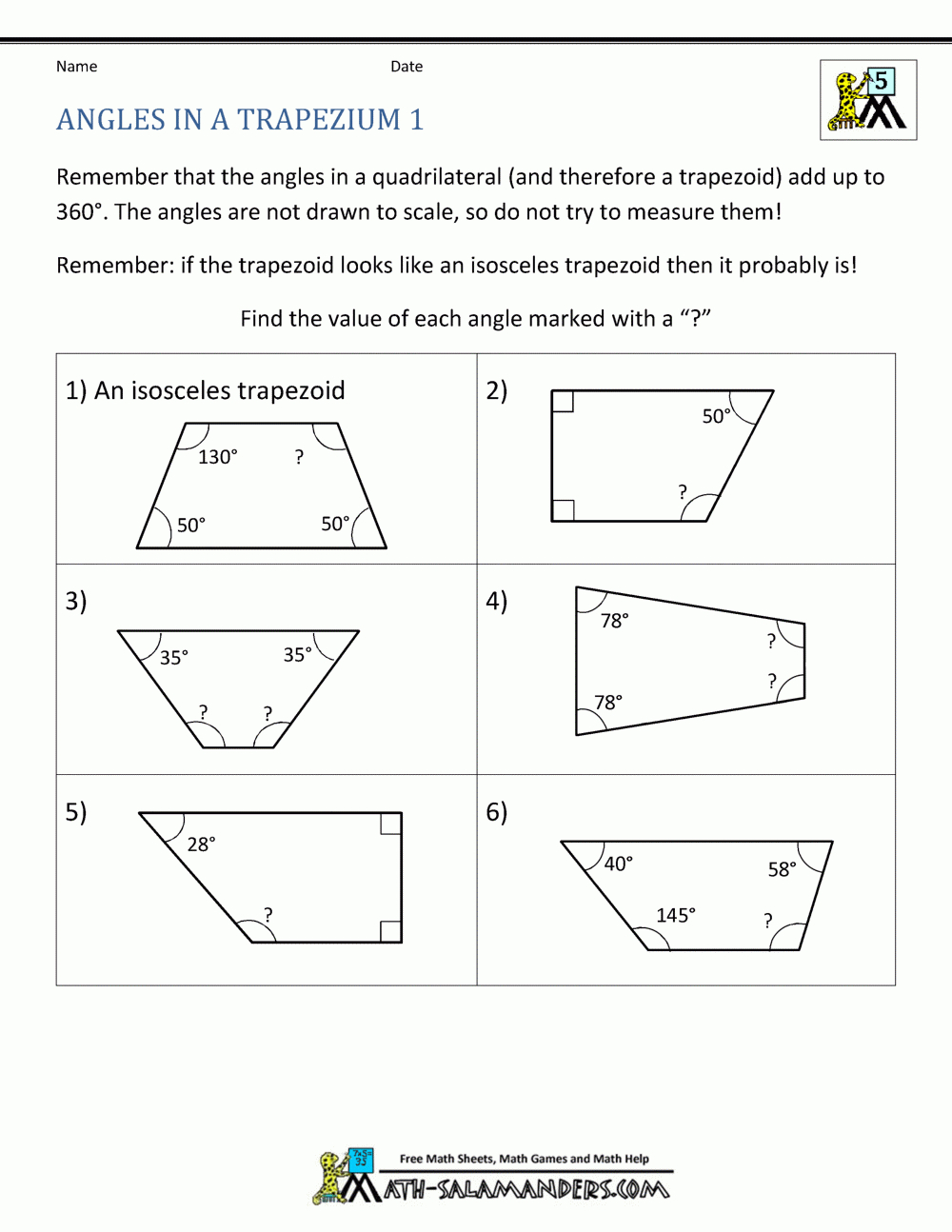 5th grade geometry worksheets missing angles free printable math worksheets for grade 5 geometry 5Th Grade Geometry Worksheets Missing Angles | Free Printable Math Worksheets For Grade 5 Geometry