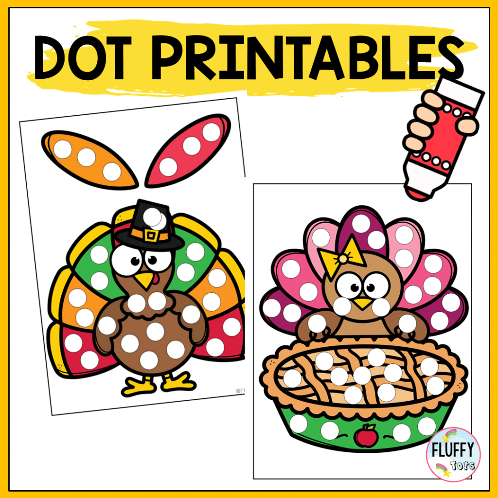 6 Thanksgiving Fine Motor Printables Activities For Toddlers | Thanksgiving Fine Motor Worksheets