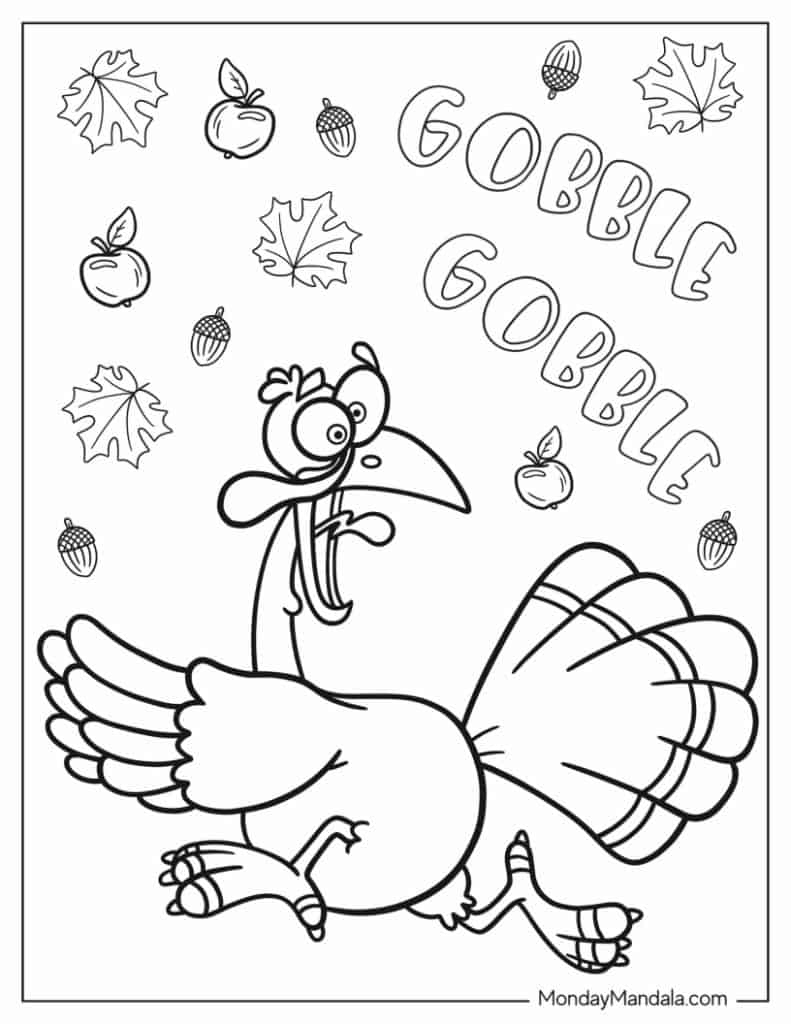 67 Thanksgiving Coloring Pages (Free Pdf Printables) | Thanksgiving Worksheets Coloring