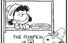 Free Printable Charlie Brown Thanksgiving Worksheet