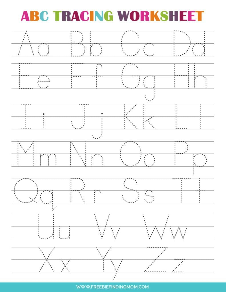 abc letters printable tracing worksheets abc worksheets printable free Abc Letters Printable Tracing Worksheets | Abc Worksheets Printable Free