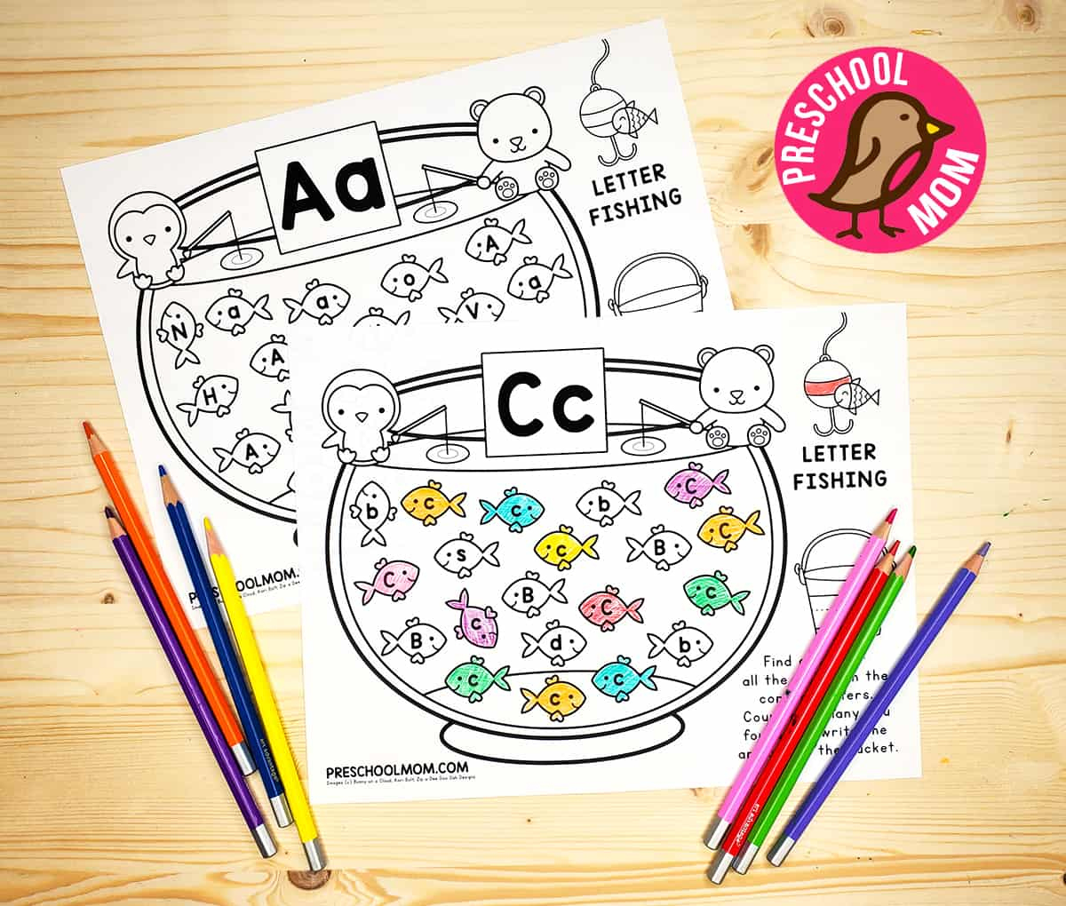 Alphabet Letter Recognition Worksheets - Preschool Mom | Free Printable Alphabet Recognition Worksheets
