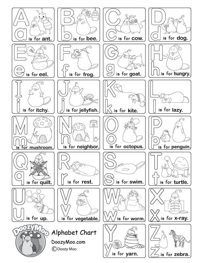 Alphabetical Order Practice Worksheet (Free Printable) - Doozy Moo | Printable Alphabetical Order Worksheets