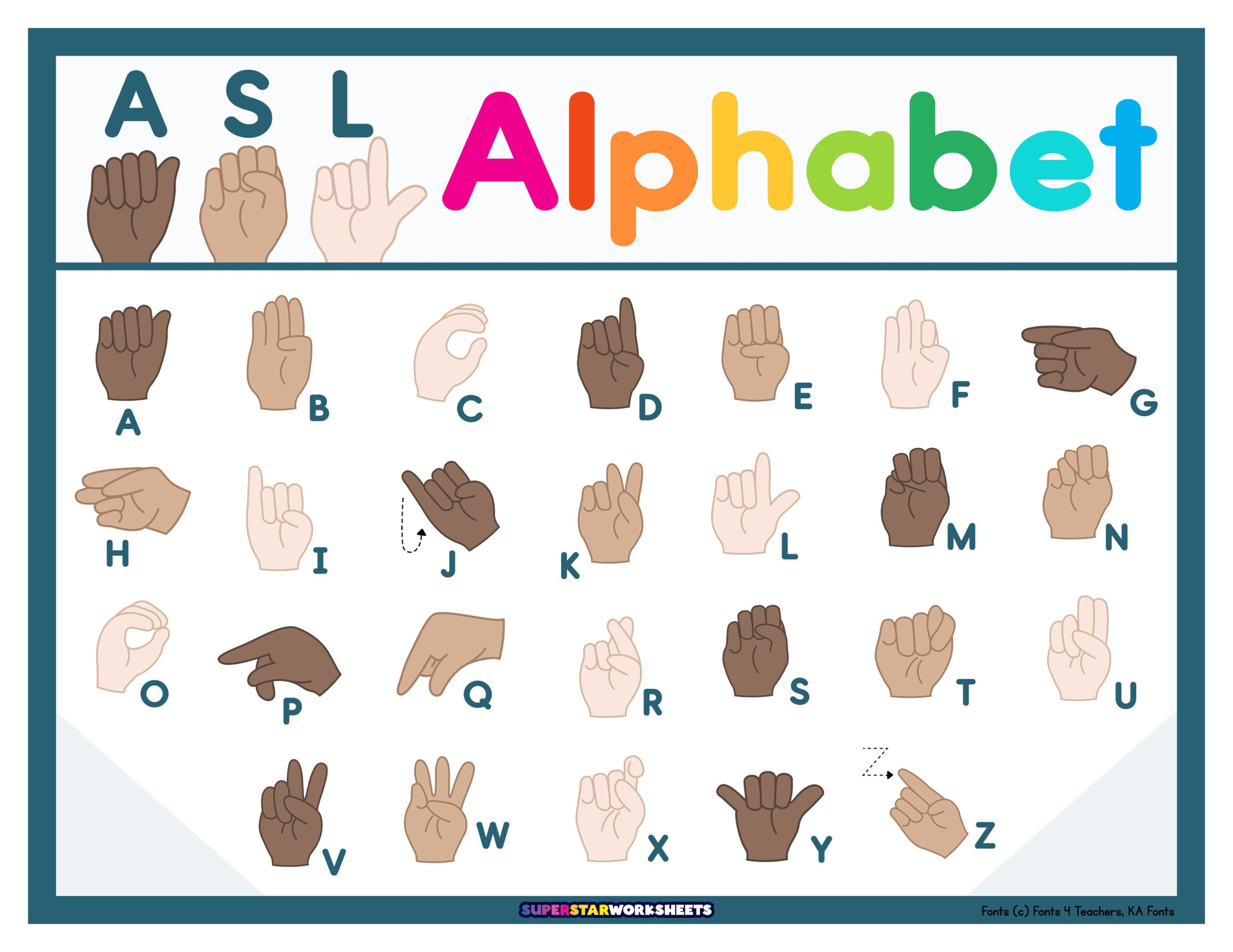asl alphabet chart superstar worksheets sign language alphabet printable worksheets scaled Asl Alphabet Chart - Superstar Worksheets | Sign Language Alphabet Printable Worksheets