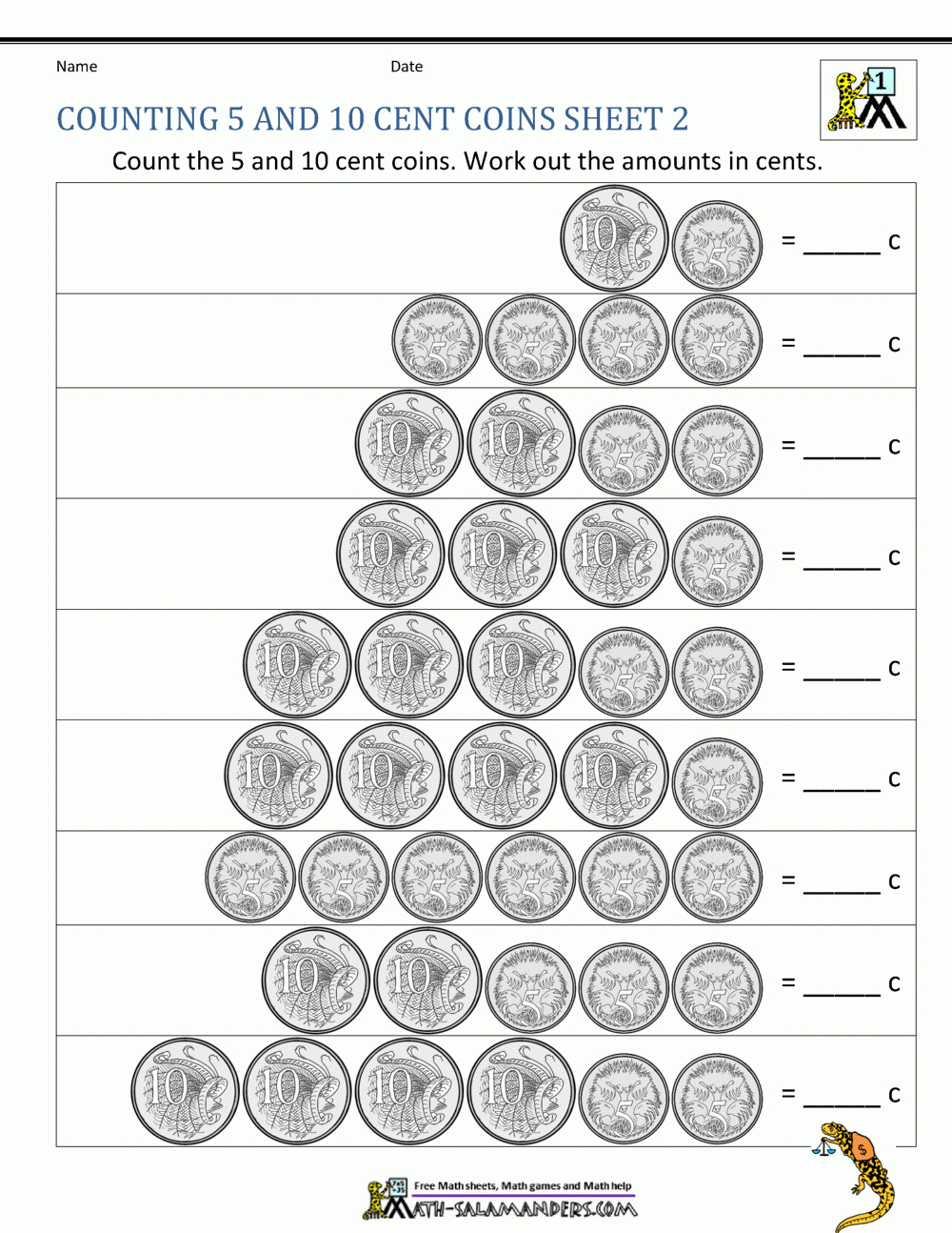 Australian Money Worksheets | Free Printable Money Worksheets Australia