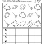 Autumn / Fall Kindergarten Math Worksheets And Activities | Free Printable Fall Worksheets For Kindergarten