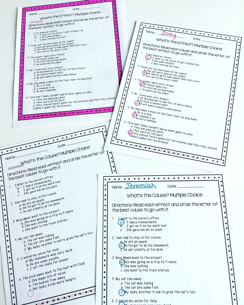 cause and effect 7 valuable strategies for your readers uncle sams thanksgiving dinner worksheet answers Cause And Effect: 7 Valuable Strategies For Your Readers | Uncle Sam'S Thanksgiving Dinner Worksheet Answers