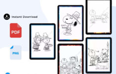 Charlie Brown Thanksgiving Worksheet
