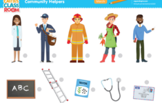 Community Helpers Worksheet - Match - Super Simple | Community Helpers Worksheets Free Printables