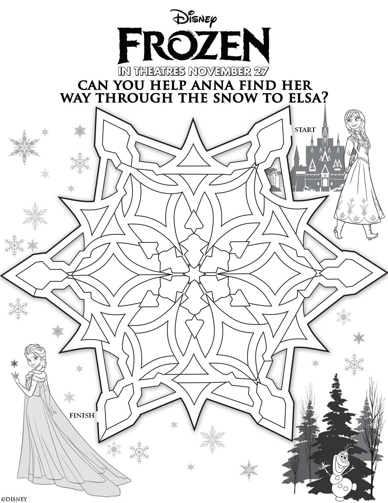 disneys frozen printable activities and games for kids frozen printable worksheets Disney'S Frozen: Printable Activities And Games For Kids | Frozen Printable Worksheets