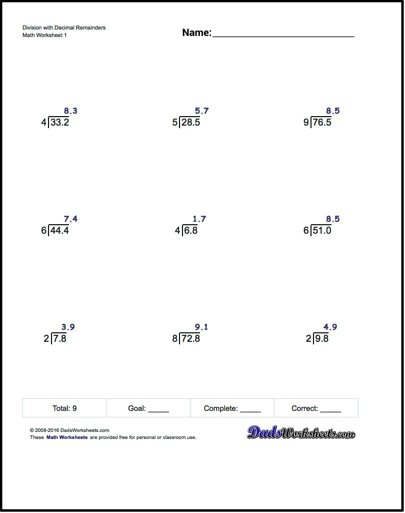 division worksheets printable division worksheets for teachers long division with decimals worksheets printable Division Worksheets | Printable Division Worksheets For Teachers | Long Division With Decimals Worksheets Printable