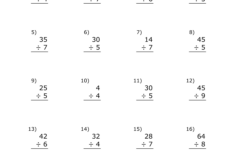 Division Worksheets & Problems (Free Printable Math Drills) – Free | Printable Division Worksheets Grade 5