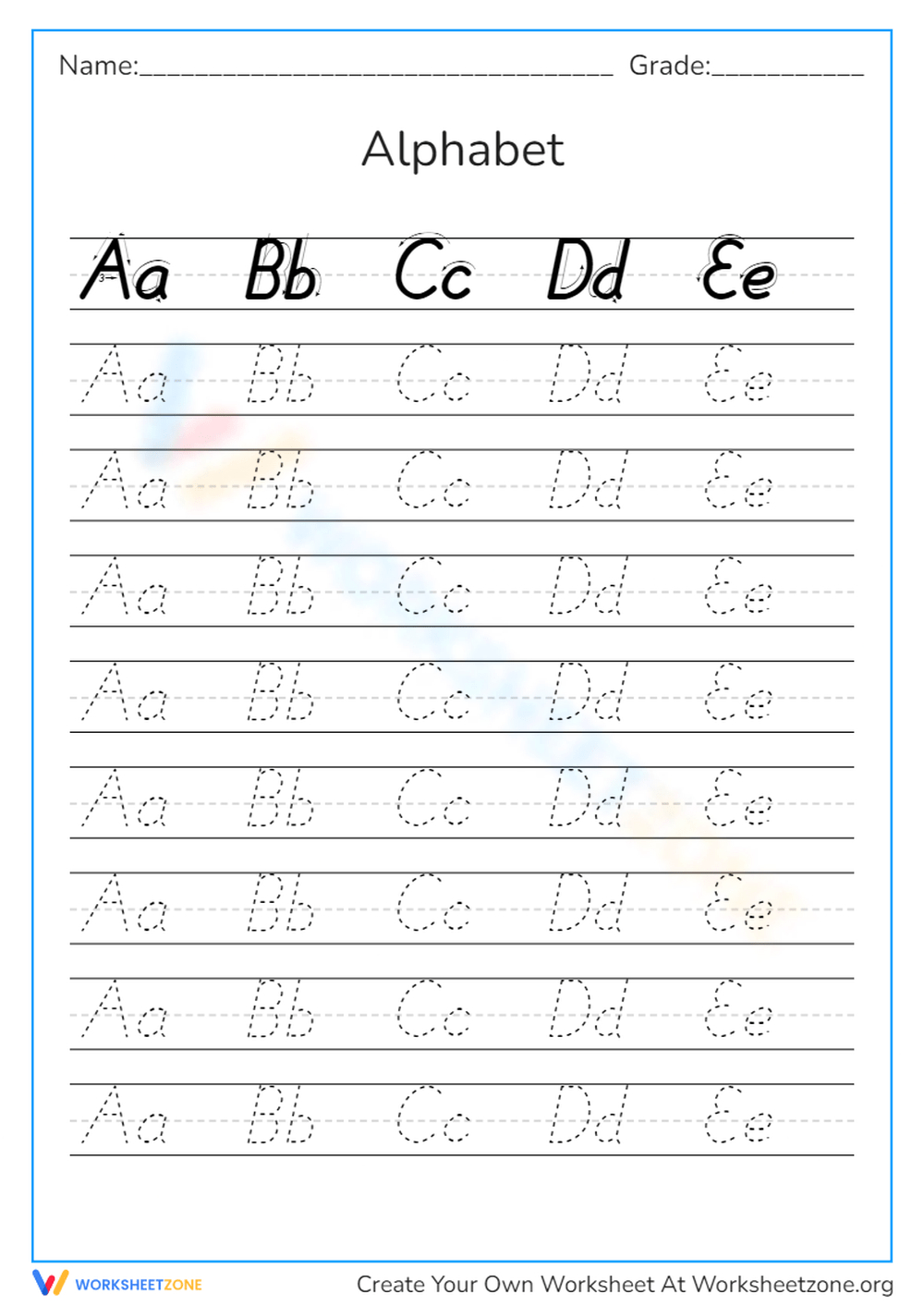 Dnealian Handwriting Charts - Free! - This Reading Mama | D Nealian Handwriting Worksheets Printable