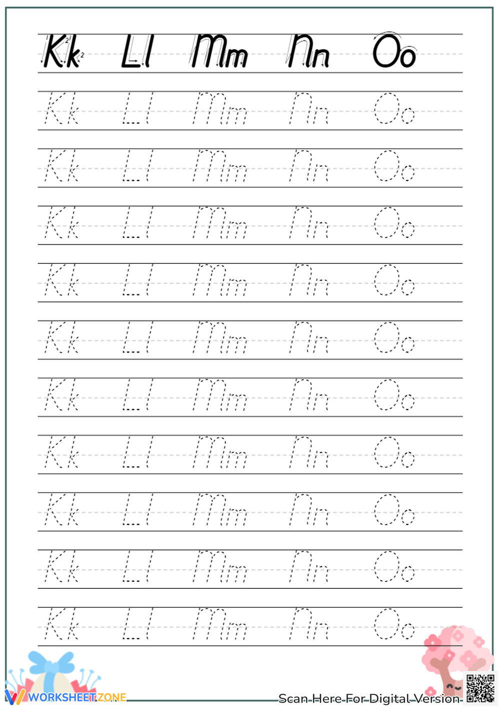 D&amp;#039;Nealian Worksheets | D Nealian Handwriting Worksheets Printable