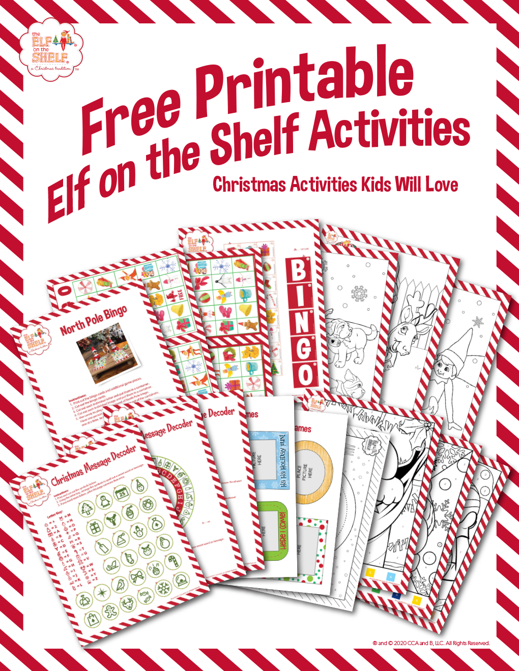 Download Printable Elf On The Shelf Activities | The Elf On The Shelf | Elf On The Shelf Printable Worksheets