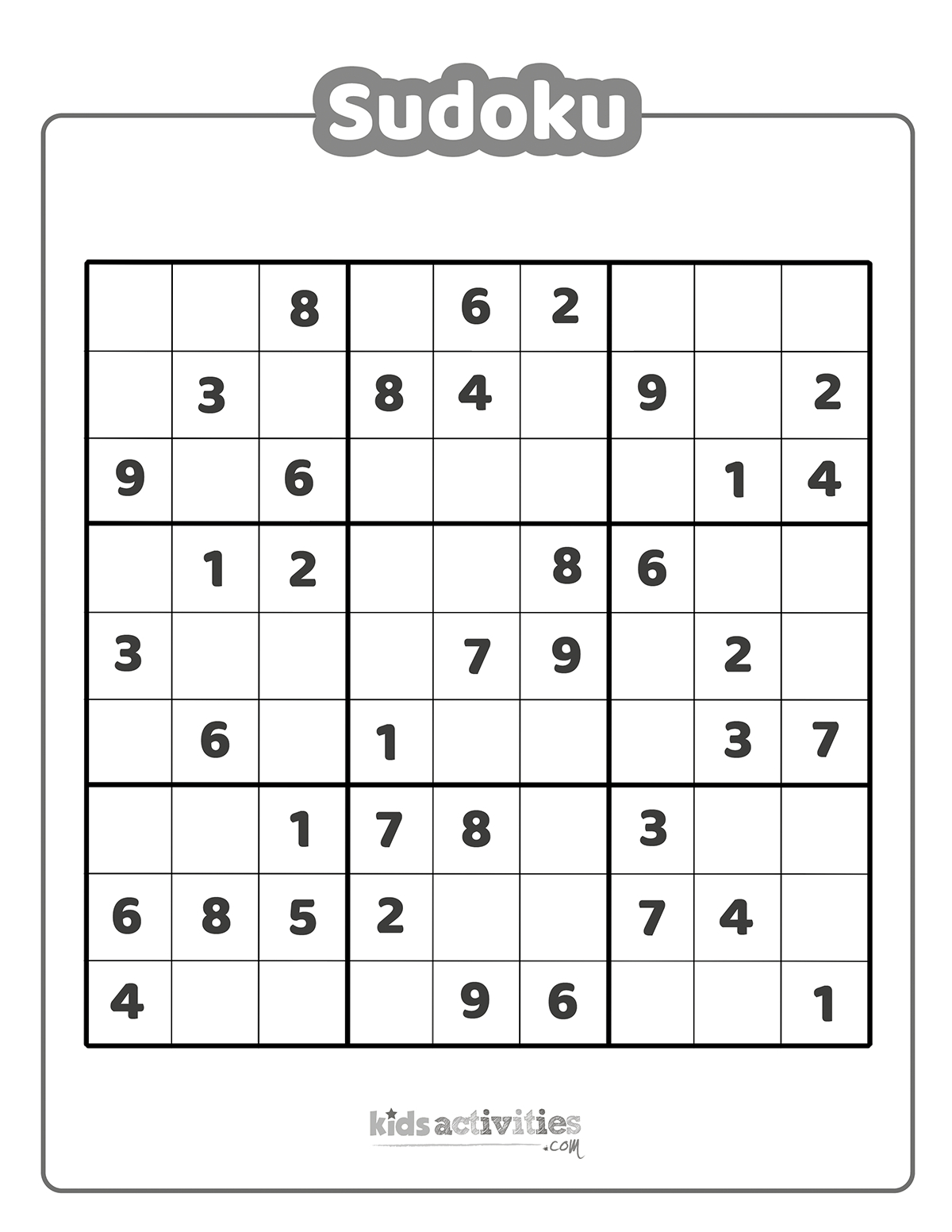 easy and hard sudoku printables kids activities blog printable sudoku worksheets for kids Easy And Hard Sudoku Printables Kids Activities Blog | Printable Sudoku Worksheets For Kids