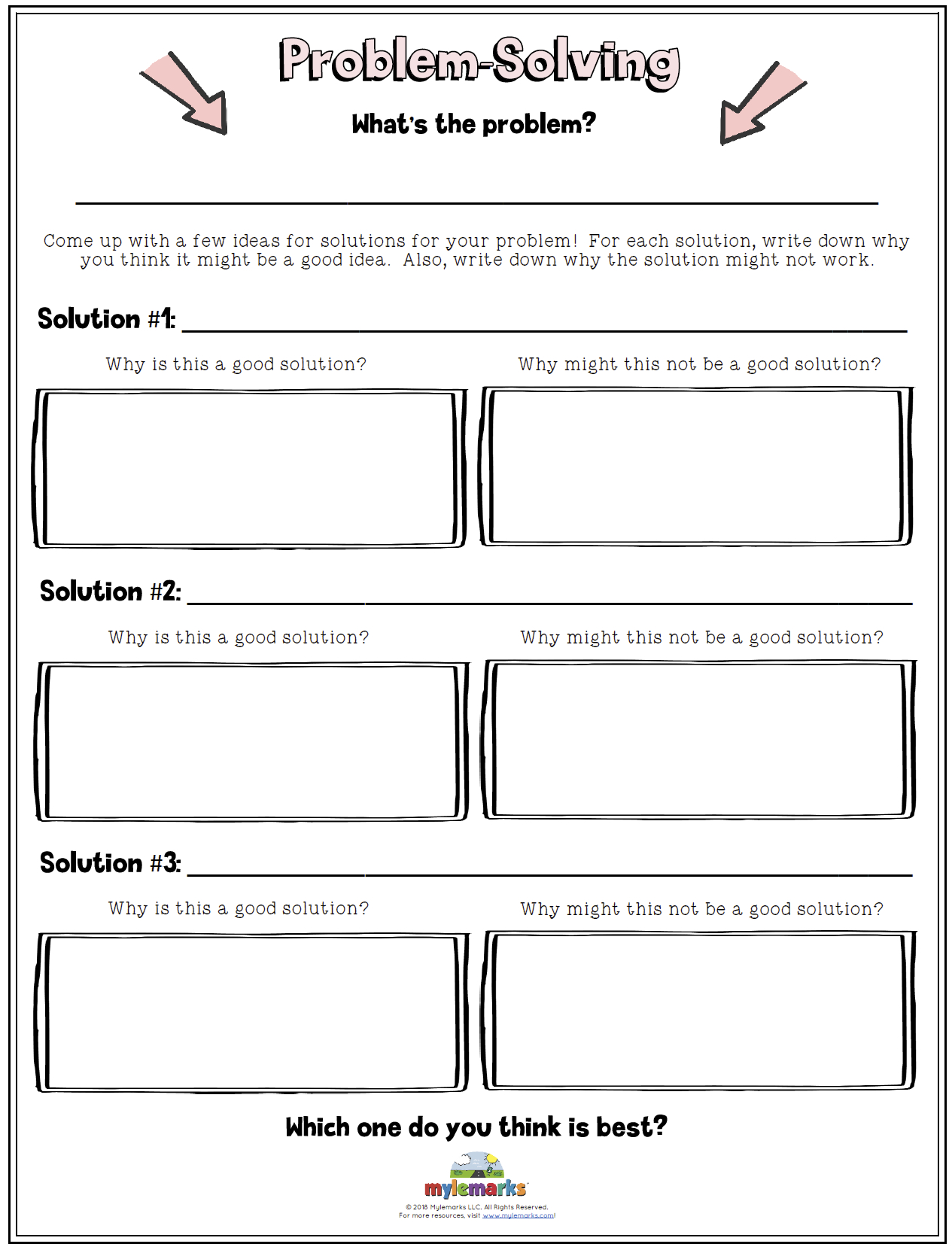 effective problem solving worksheets for skill development free printable problem solving worksheets Effective Problem-Solving Worksheets For Skill Development | Free Printable Problem Solving Worksheets