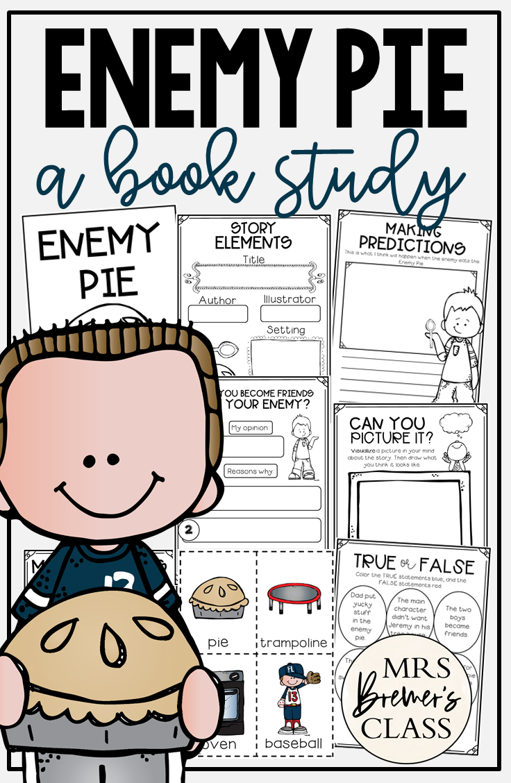 Enemy Pie Activities And Resources For The Primary, 56% Off | Enemy Pie Printable Worksheet
