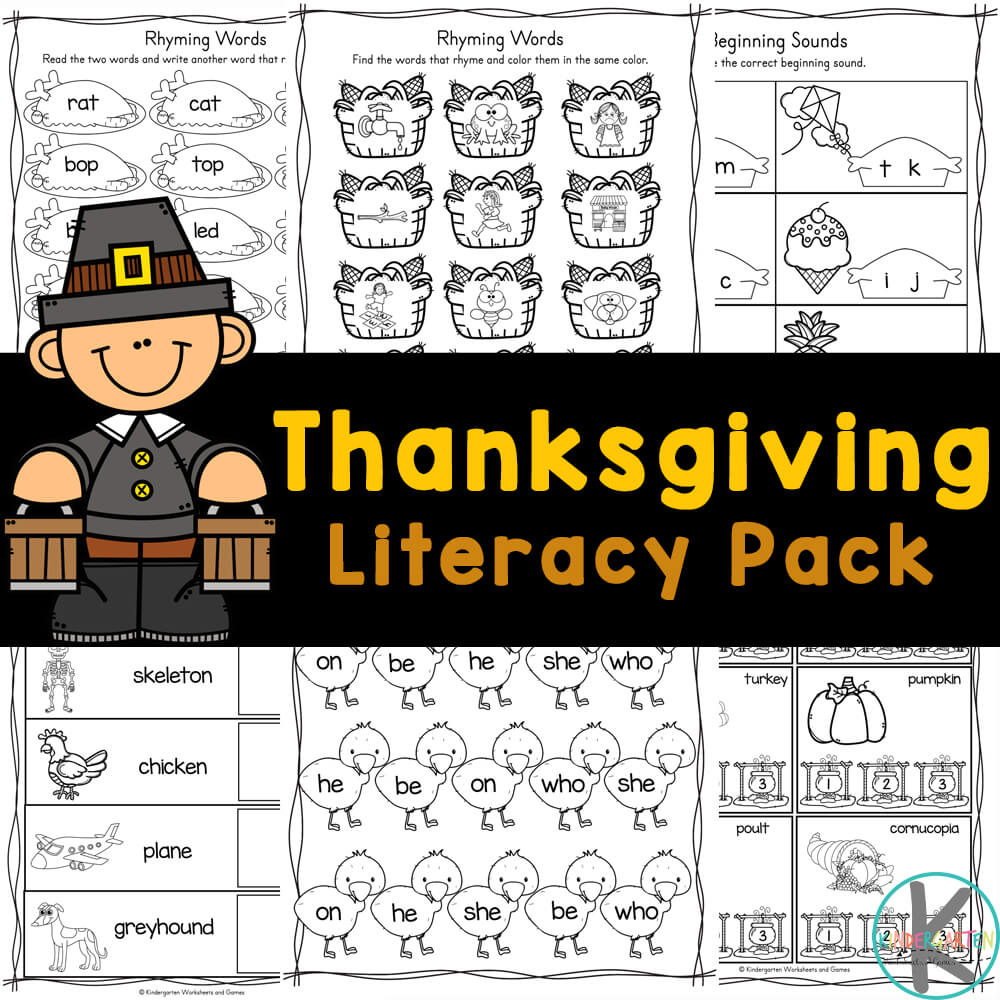 🦃 Free Printable Thanksgiving Worksheets For Kindergarten | Free Printable Thanksgiving Worksheets For 1st Grade