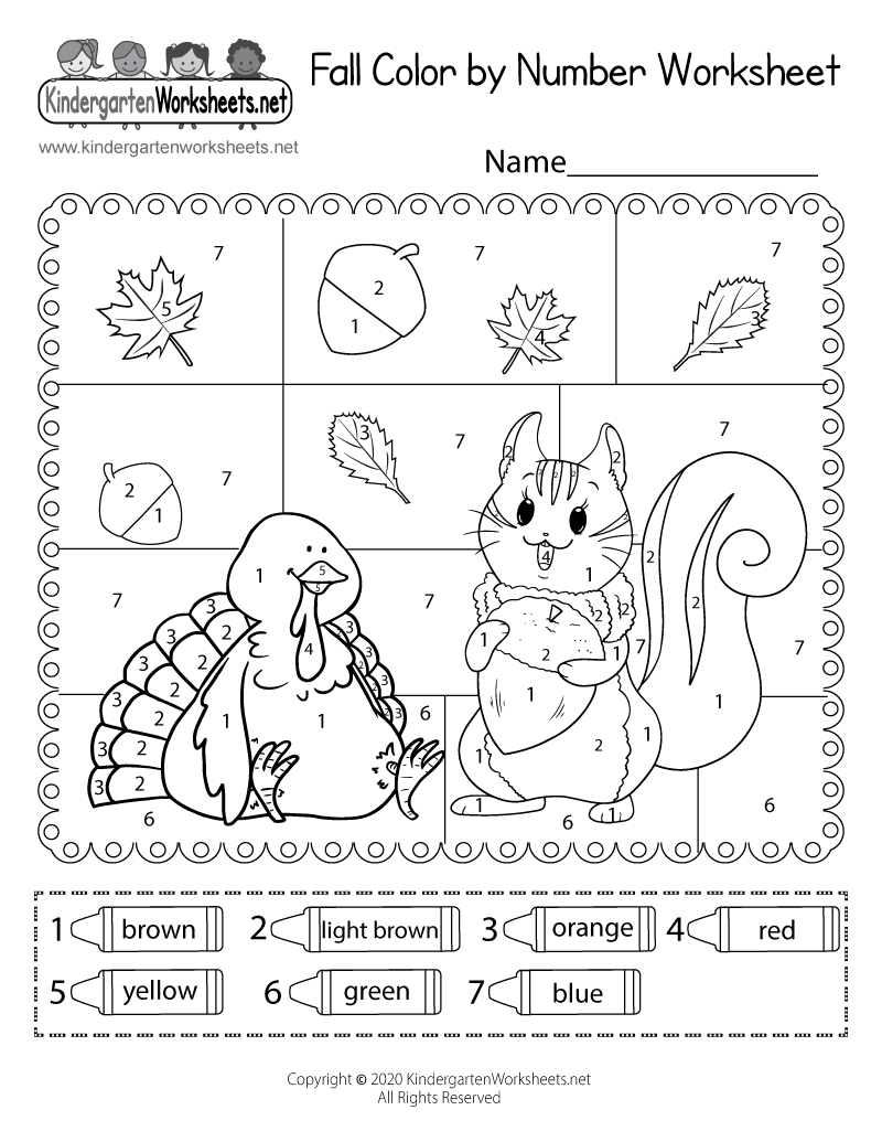 fall colornumber worksheet free printable digital pdf free printable autumn worksheets Fall Colornumber Worksheet - Free Printable, Digital, & Pdf | Free Printable Autumn Worksheets