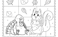 Fall Colornumber Worksheet - Free Printable, Digital, &amp; Pdf | Free Printable Fall Worksheets For Kindergarten