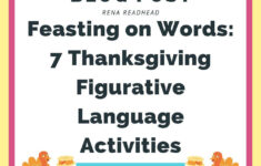 Thanksgiving Figurative Language Worksheet Answer Key