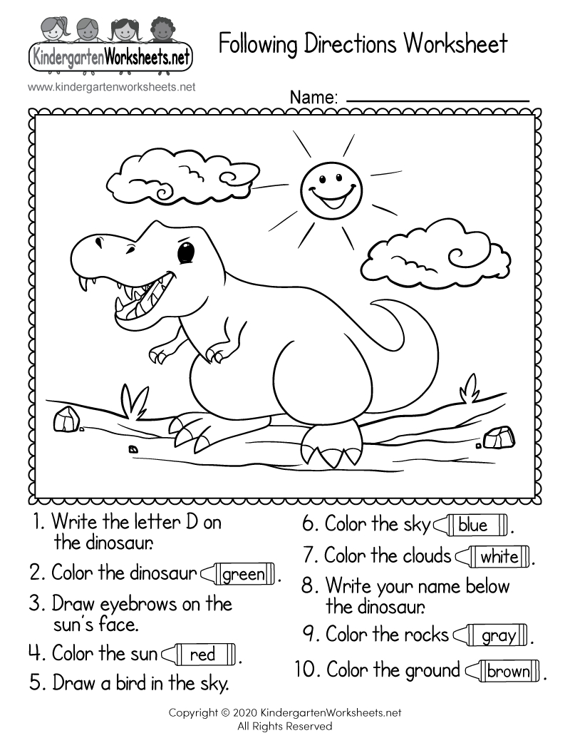 following directions worksheet free printable digital pdf free printable following directions worksheets for third grade Following Directions Worksheet - Free Printable, Digital, & Pdf | Free Printable Following Directions Worksheets For Third Grade