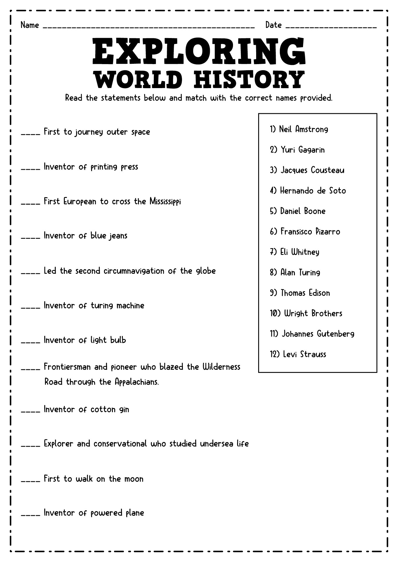 Free 7Th Grade World History Worksheet, Download Free 7Th Grade | 7Th Grade History Worksheets Printable