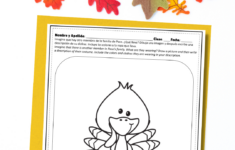 Spanish Worksheets For Thanksgiving