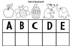 Free Alphabet Matching A-Z Worksheets For Preschool ⋆ The | Printable Abc Worksheets For Pre K