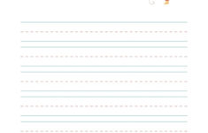 Free Custom Printable Handwriting Worksheet Templates | Canva | Free Printable Blank Handwriting Worksheets