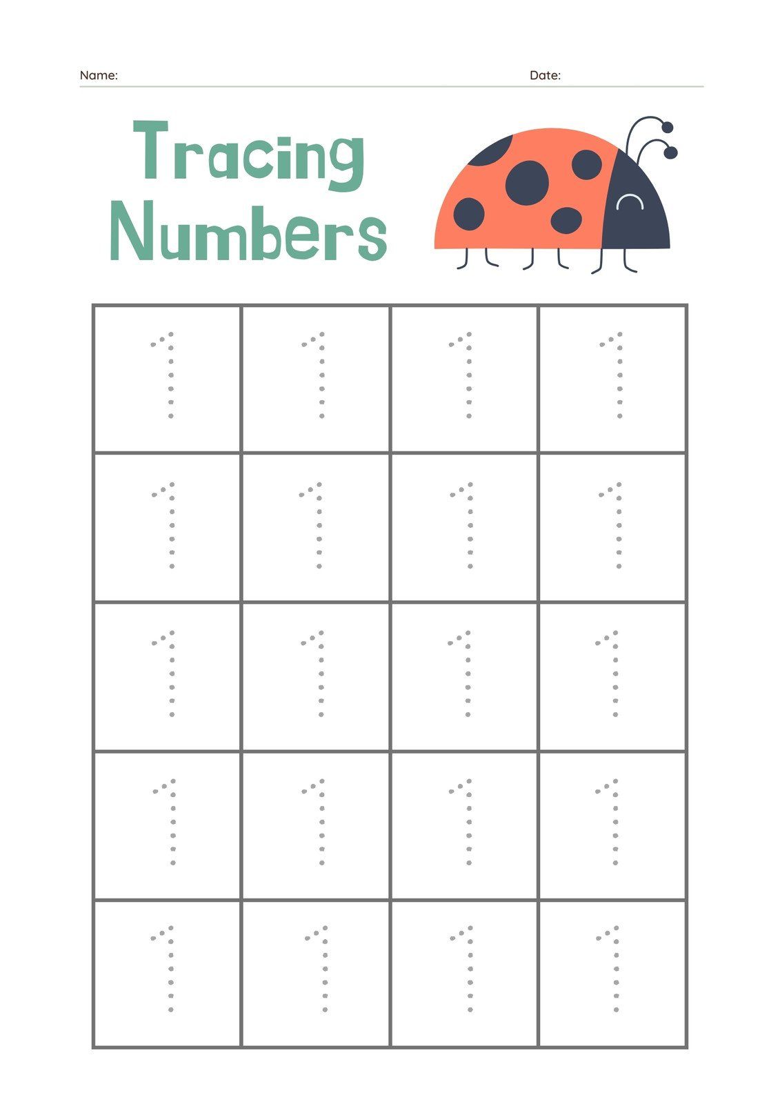 Free Custom Printable Preschool Worksheet Templates | Canva | Free Printable Pre K Worksheets