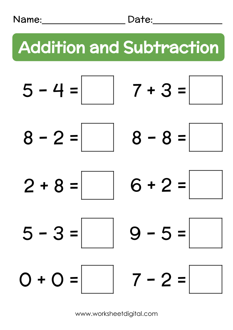 Free Mixed Addition And Subtraction Practice, Download Free Mixed | Free Printable Mixed Addition And Subtraction Worksheets